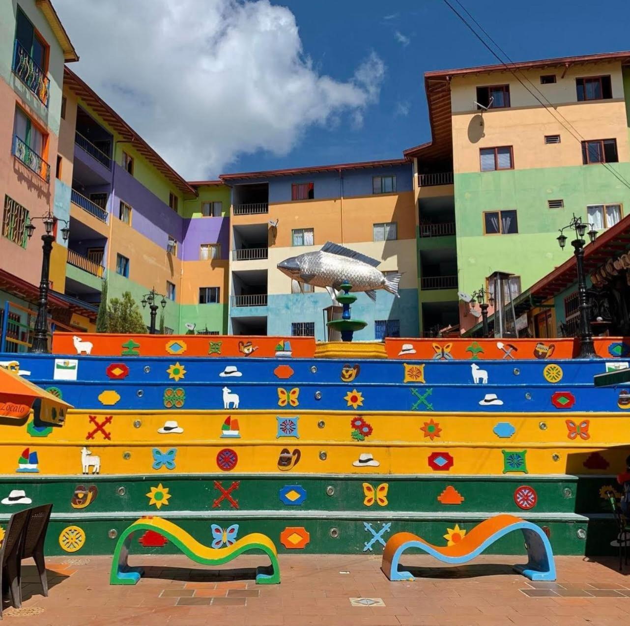 Apartamento Apartamento Plazoleta De Colores Guatapé Exterior foto